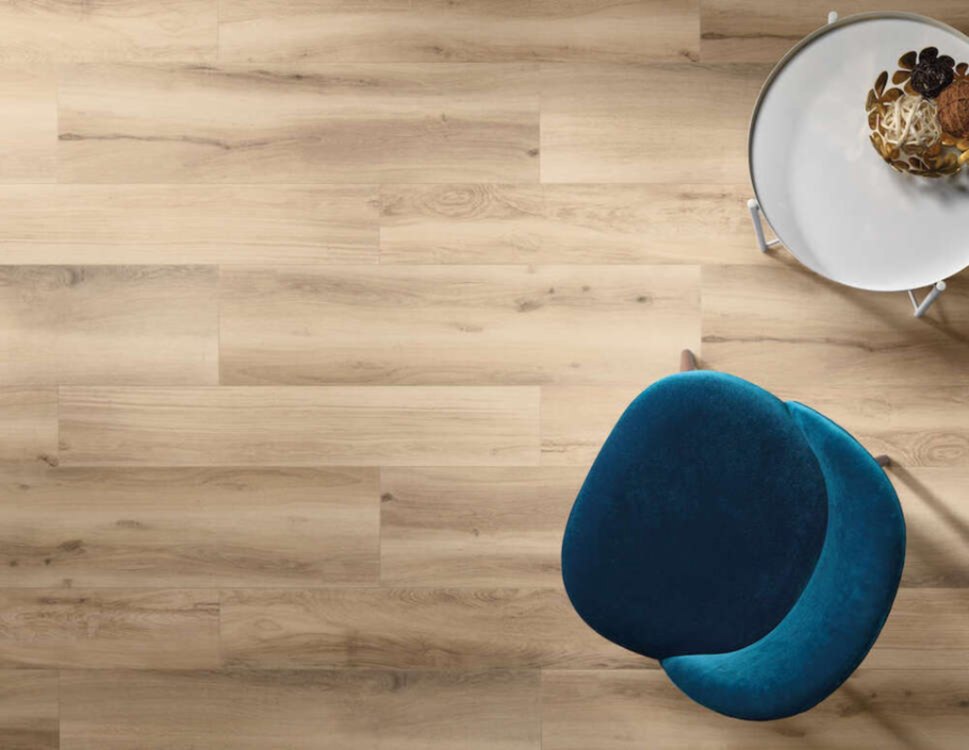 Gres effetto legno a listone